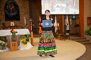 Marybella, a bright and talented student at St. Joseph’s Indian School, has her dreams aimed at the stars.